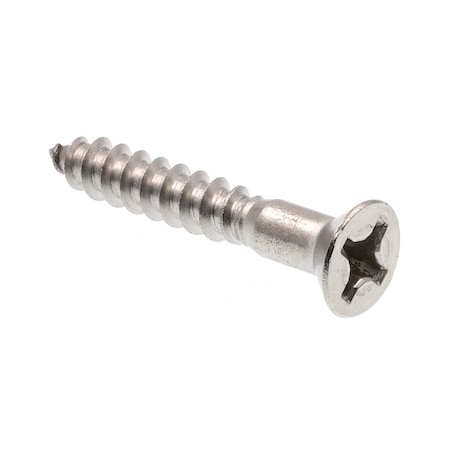 Prime-Line Wood Screw Flat Head Phillip Drive No. 10 X 1-1/4in Grade 18-8 Stainless Steel 25PK 9035645